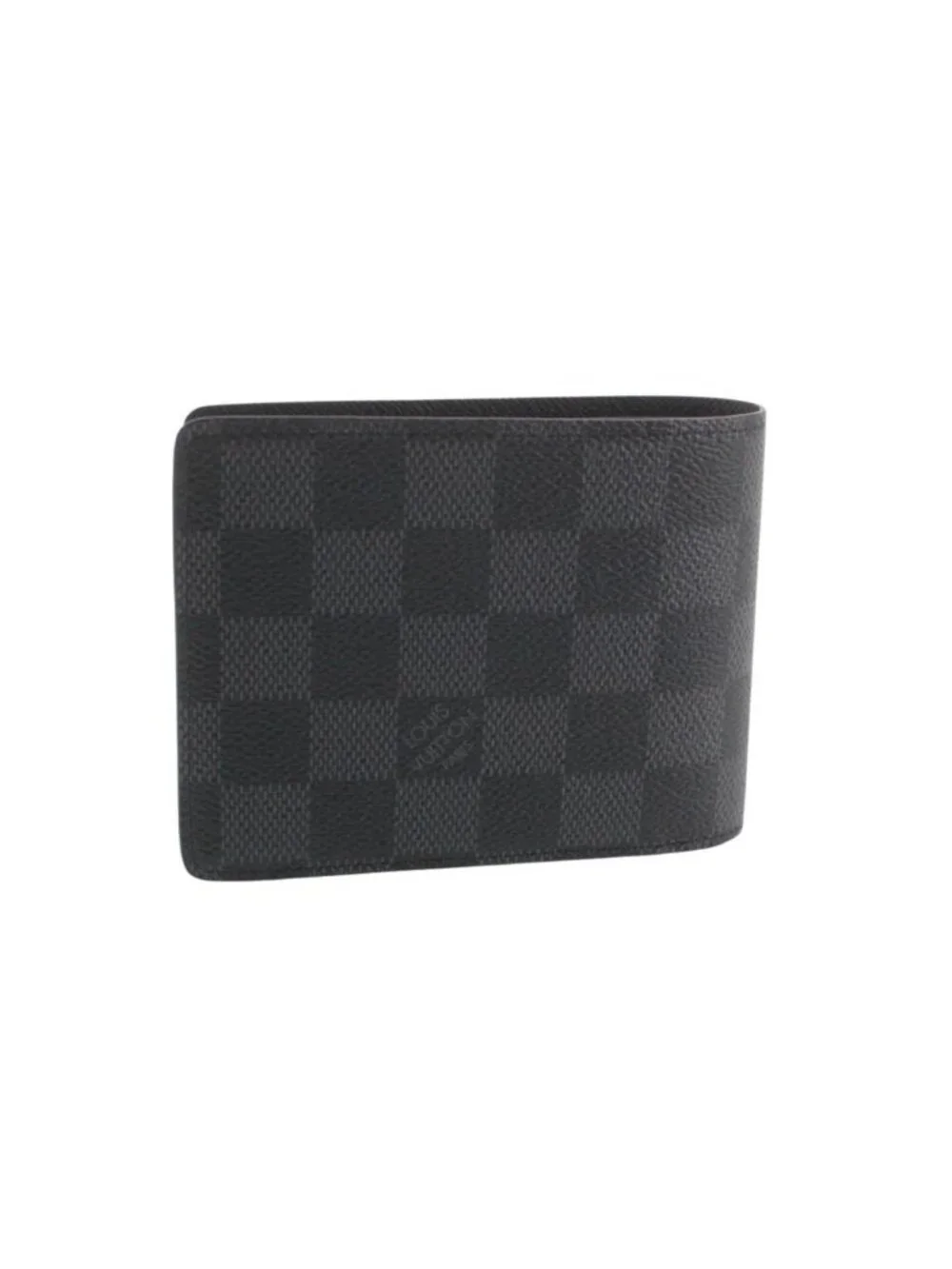 Louis Vuitton Bifold Wallet Portefeuille Multiple Black Damier Graphite